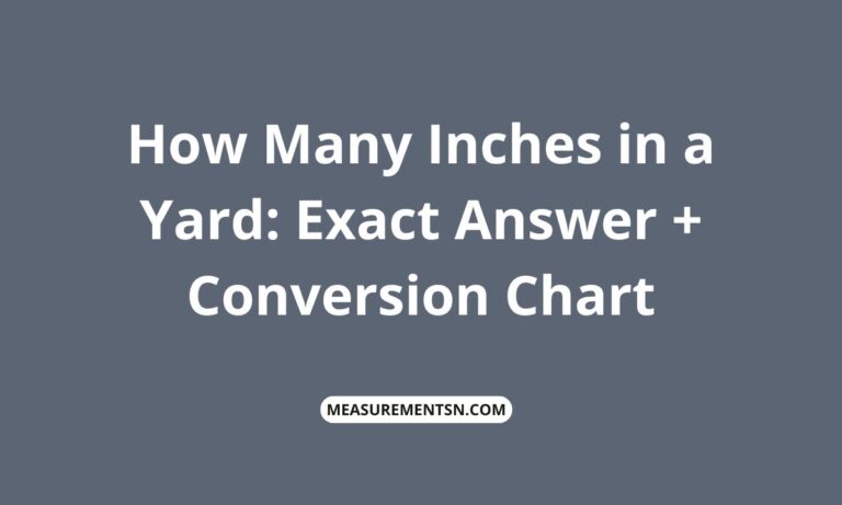 how many inches in a yard